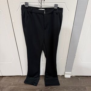 Anthropologie Black Dress High Waisted Pants